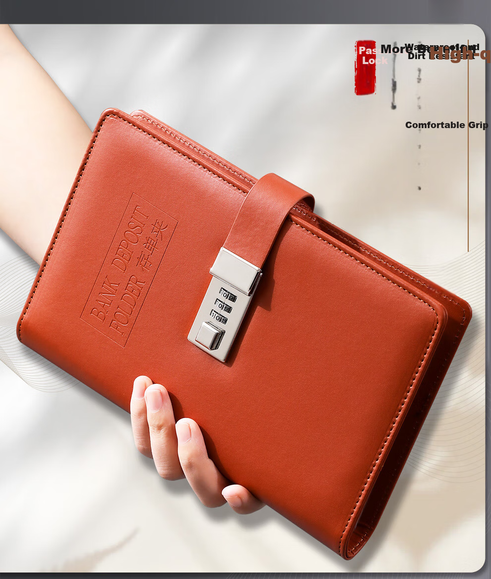 Longe Document Organizer with Bank Deposit Book Holder, Multi-Functional Bill Folder for Receipts, Cash, Checks, Reimbursement Forms, Large Capacity Bill And Card Holder 2