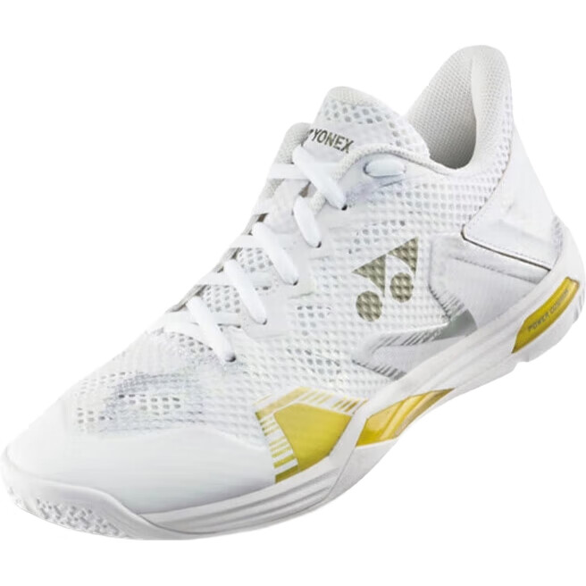 Кроссовки для бадминтона YONEX SHBELZ3MEX, мужские, белые с золотым, размер 43