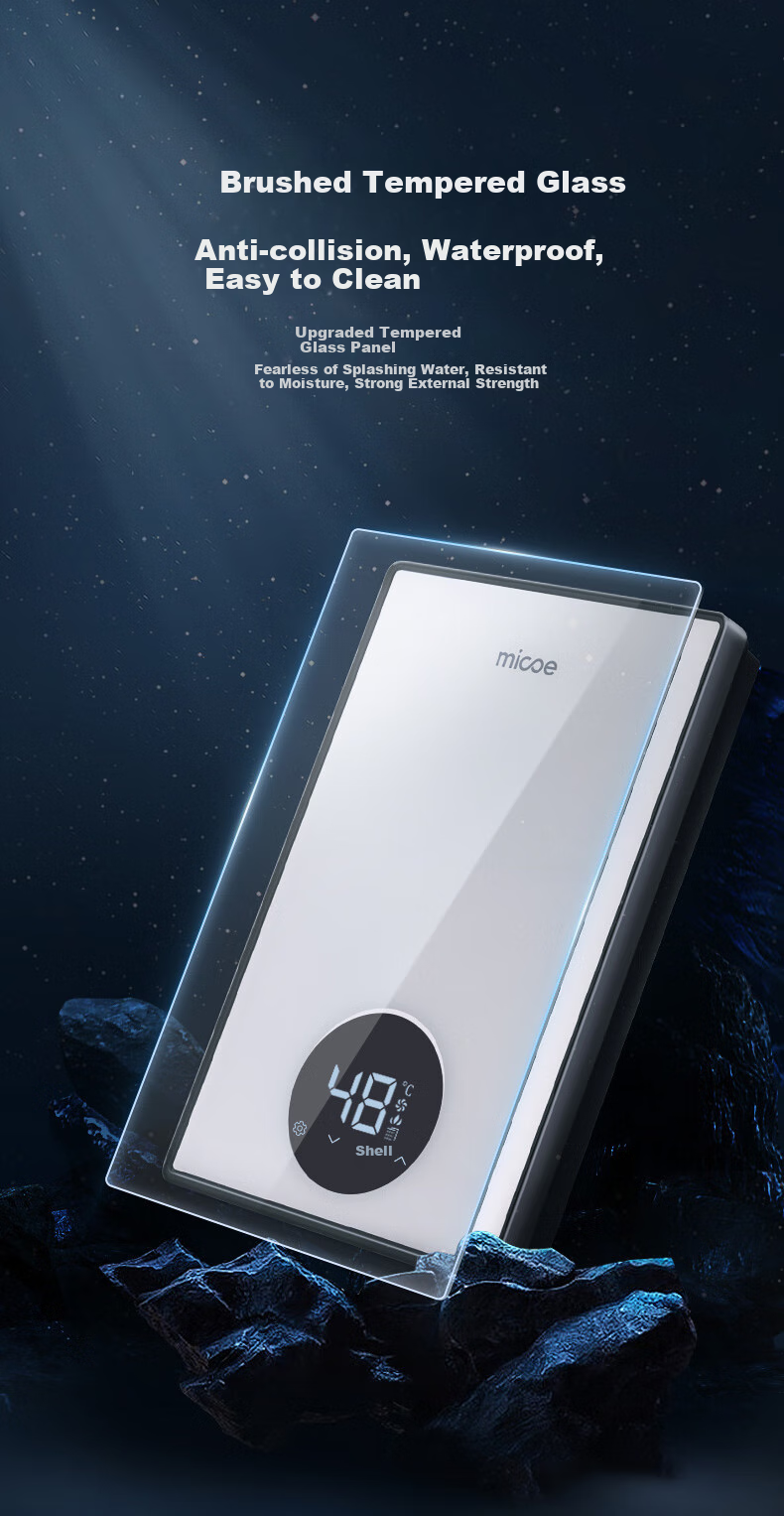 MICOE Instant Electric Water Heater for Home Use, Fast Heating Type, 8500W Variable Frequency Intelligent Constant Temperature, Tankless, No Storage Required, Small Heating And Boiling Machine DSK-H85 4