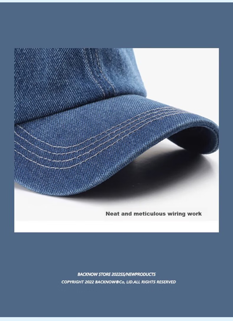 MMOPTOP Washable Baseball Cap for Men And Women with Wide Brim, Face-Slimming Effect, Large Size Hat for Sun Protectio 11