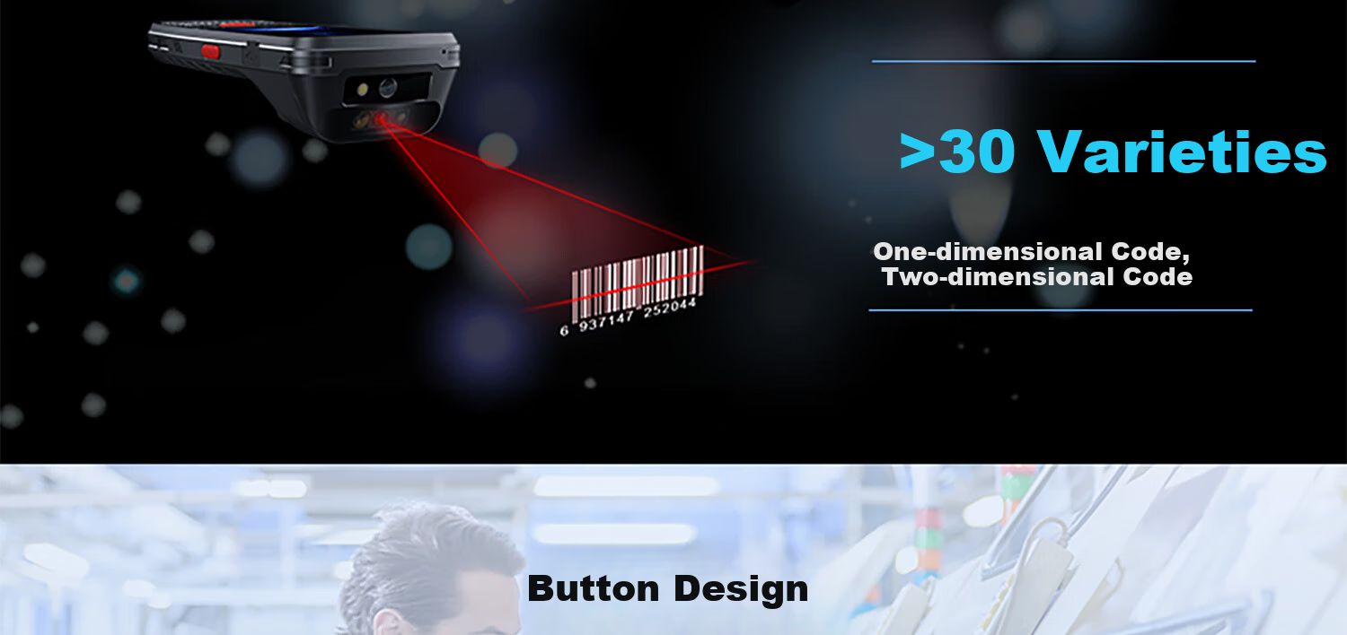 HIKVISION KC42 Handheld Terminal PDA Data Collector, 1D/2D Barcode Scanner, ERP Warehouse Inventory Machine, Android Industrial Smartphone for Storage And Logistics, Express Delivery Inventory Machine 5