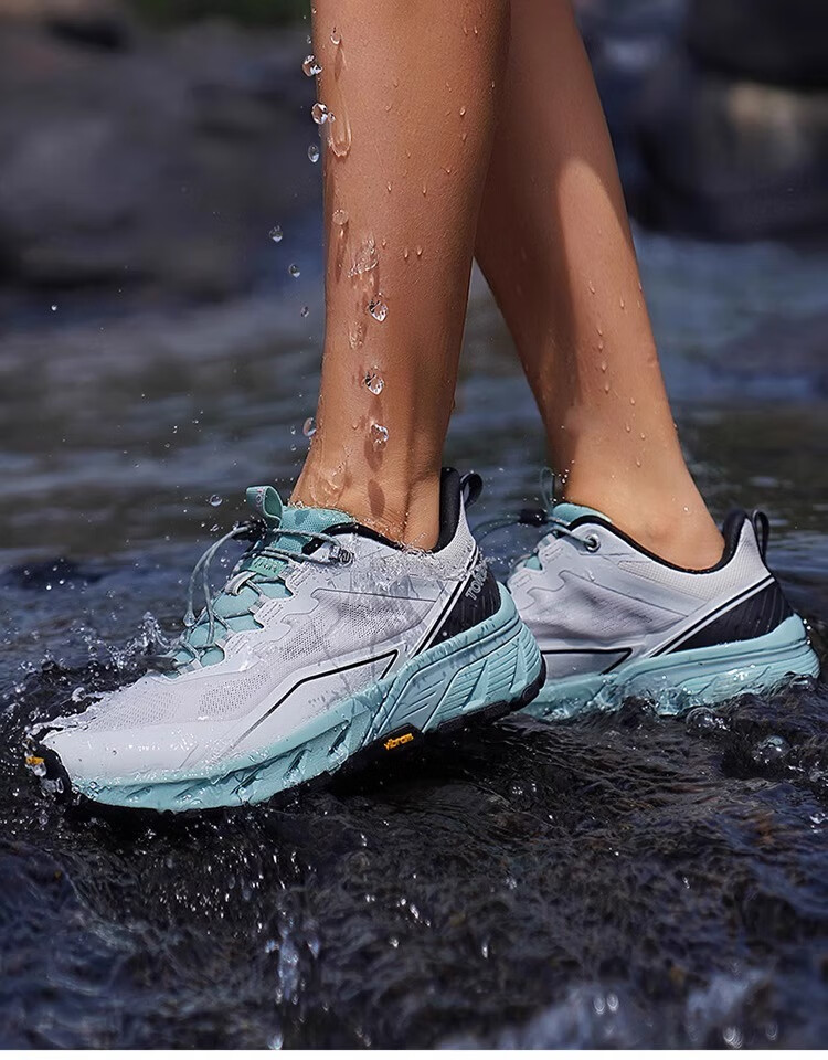 TOREAD Mall-Matching Wading Shoes for Men, Outdoor Non-Slip Breathable Quick-Drying Mesh Hiking Sandals TFEEAN81377 23