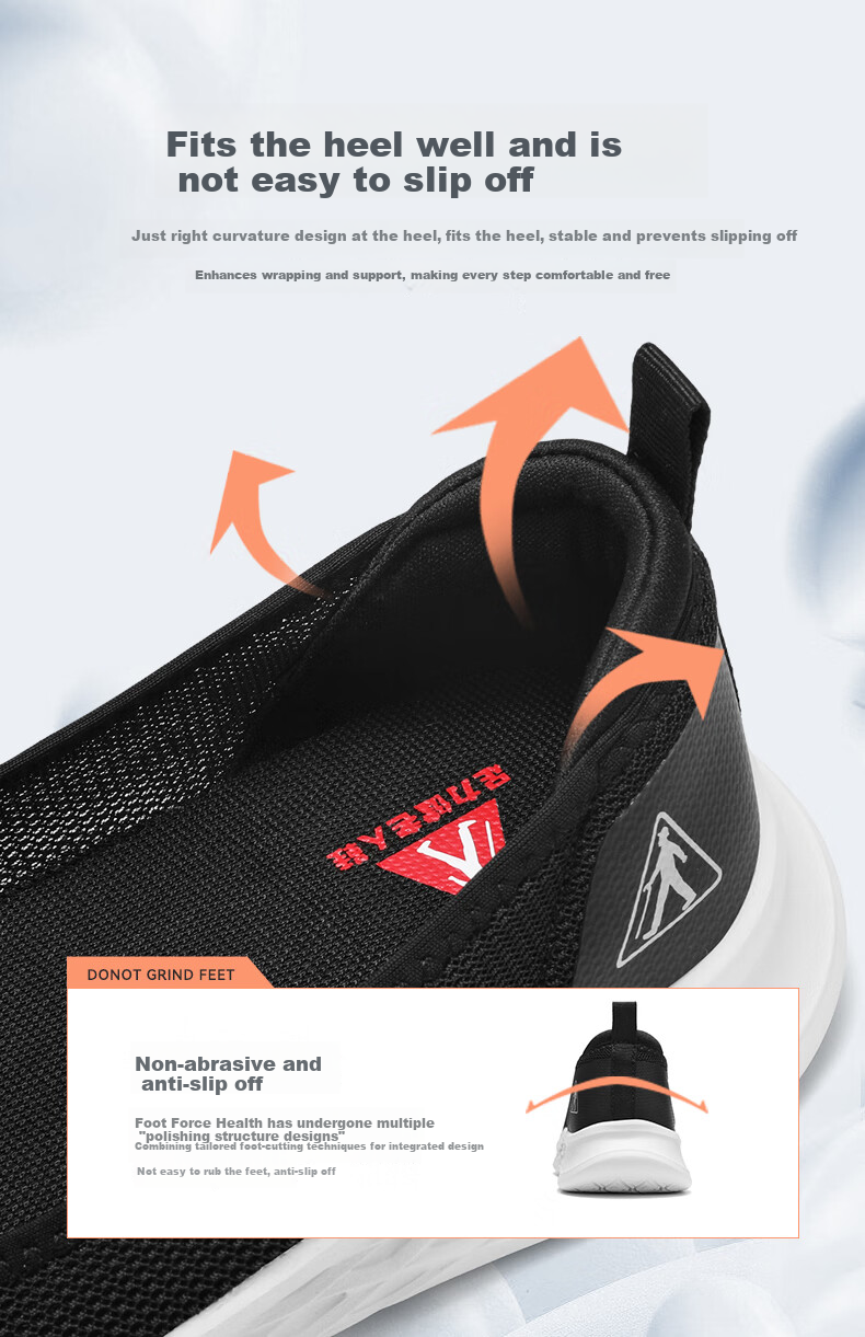 Zulijian Non-Slip Elderly Shoes for Women, 2026 New Style Casual Mom Shoes, Slip-On Nurse Shoes, Breathable Mesh Fabric Shoes 7