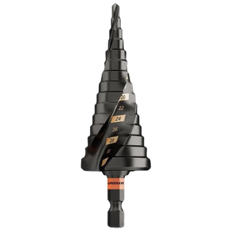 GREENER M35 High Hardness Stainless Steel Metal Hole Saw Conical Step Drill Bit 4-32mm