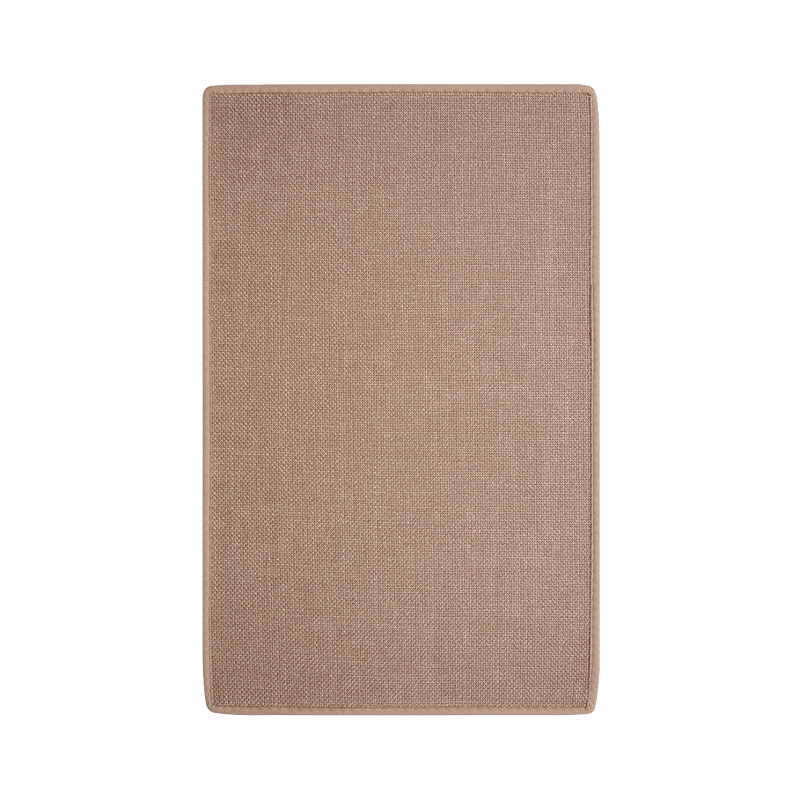 Cartifia Bathroom Mat Absorbent Quick-Dry Non-Slip Anti-Fall Linen Texture Thickened Rattan Brown 40x60cm