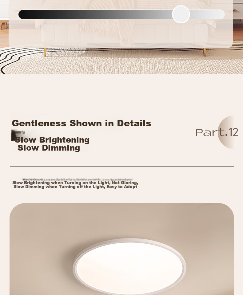 CDN [All-Inclusive Price] Ultra-Thin Full-Spectrum Eye-Protection LED Ceiling Light, Living Room Light, Bedroom Smart Lighting Fixture, 45W 23