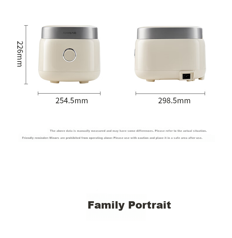 Joyoung 0 Fluorine Series Enamel Titanium Ceramic 3-Liter Honey Pot Rice Cooker, for 4-6 People, Home Use, 0 Teflon Electric Rice Cooker, Micro-Pressure 35-Minute Quick Cooking, Multifunctional, Subsidies 30NF02 22
