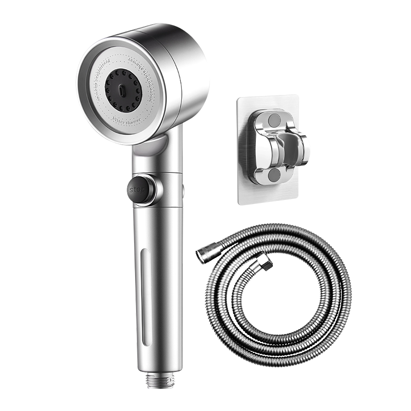 HOMK [Germany] Shower Head LP Series, High-Pressure Filtered Shower Set, Handheld Shower Head Three-Piece Set LP75