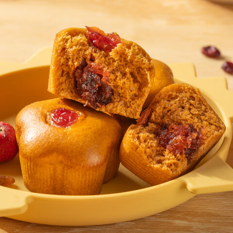 西贝莜面村朵朵软心红糖小发糕240g 6个 儿童早餐面点红糖发糕开学早餐