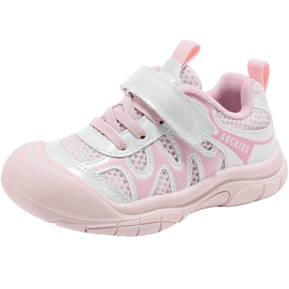 ABC KIDS Girls' Sports Shoes Autumn Children's Casual Running Shoes for Ages 6-12 3552 White/Pink Size 30