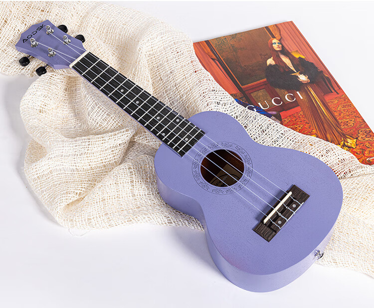 AODSK AUC-P08 Ukulele for Beginners, 23-Inch Sapele Wood Small Guitar 24