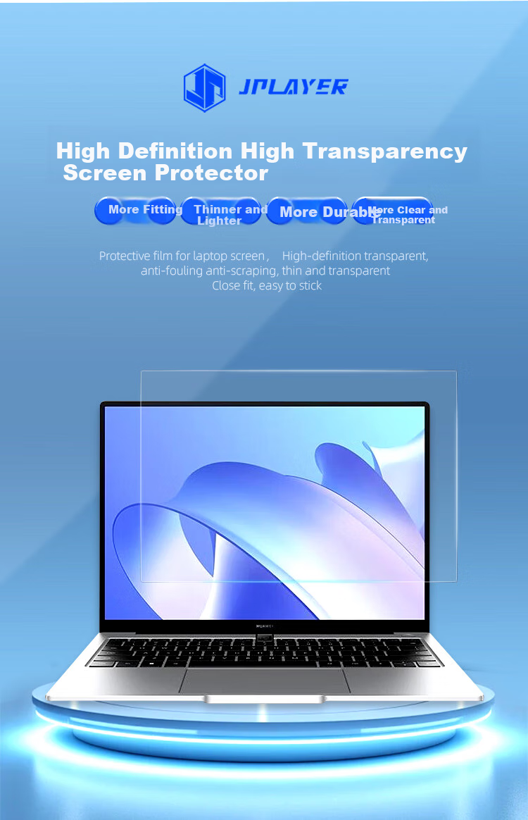 JPLAYER Screen Protector for Huawei MateBook D16/D16 SE, Compatible with 2024/23/22 Models, 16-Inch Laptop Screen Protector, HD Clear, 2-Pack 1