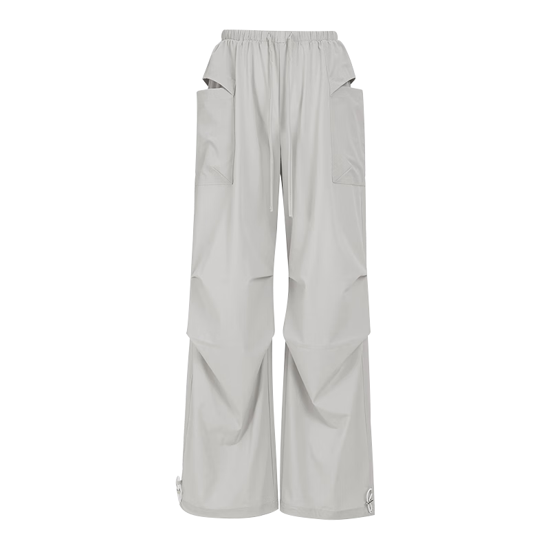 Free Style Women's Cargo Casual Pants New Drawstring Yoga Dance Loose Straight Outdoor Hiking Sports Long Pants Summer