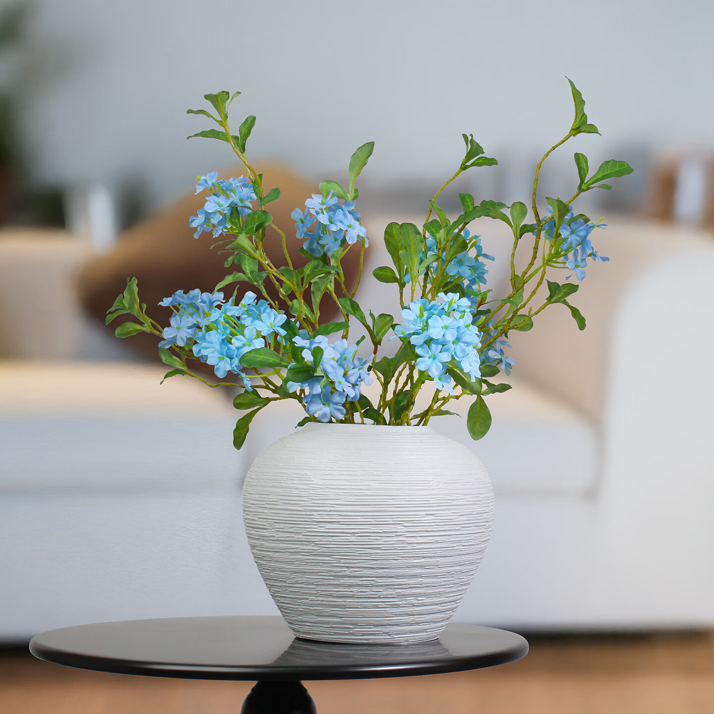 Qiju Yaji Ceramic Vase Minimalist Nordic Style Solid Color Japanese Hydroponic Fresh Flower Pot Large 30230 3