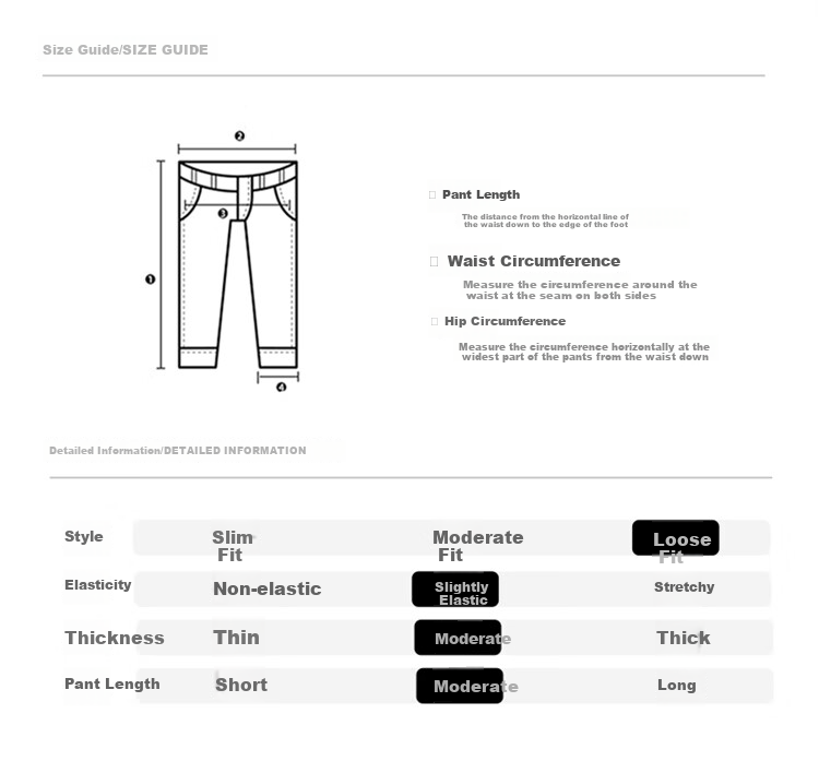 GOLFCROSS Couple's Style Side Contrast Striped Tape Loose Straight-Leg Floor-Length Draping Casual Pants, White, XXXL 4