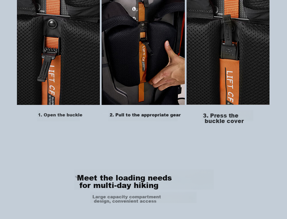 KAILAS Summit III 65+10L Backpack, Heavy-Duty Hiking And Mountaineering Bag, Professional Outdoor Travel Rucksack for Men And Wome 10