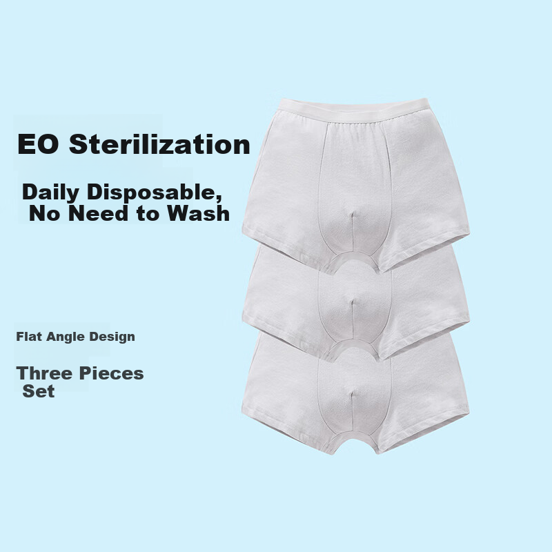 Annil Boys' Boxer Briefs, Three-Piece Set, 2025 Summer New Style, Combination 1 (Gray + Gray + Gray), Size 120