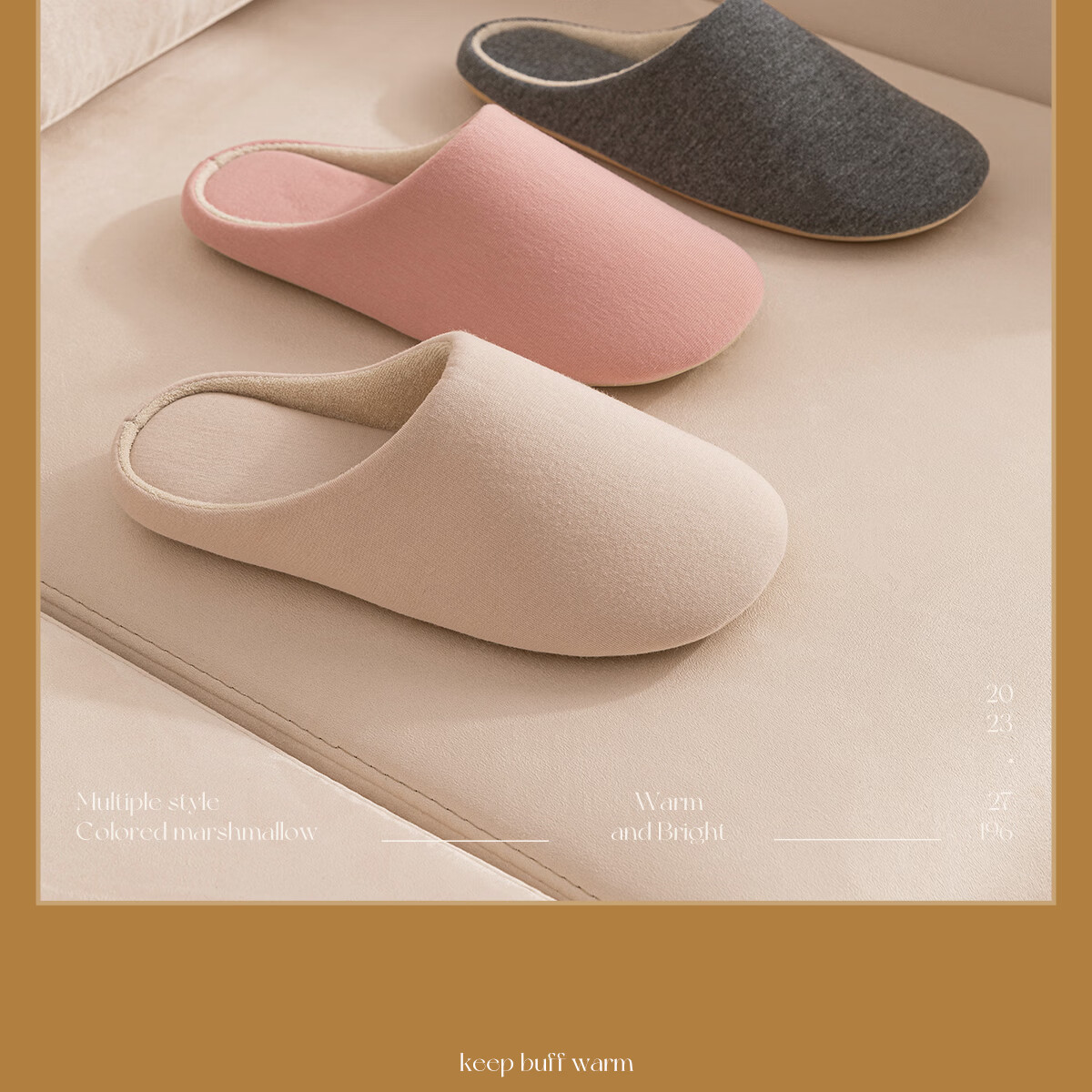 TZLDN Non-Slip Slippers for Elderly Men, Indoor Home Use, Cotton Linen Fabric, Maternity Couples, Quiet Cotton Slippers for Me 18