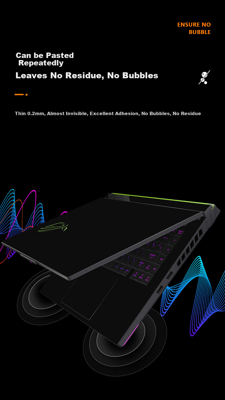Jiasu ROG Moba 9 [G614] / Moba Xinyue 2025 [G614] / 24/23 Gun God 8/7, 16-Inch Laptop Full Set of Protective Film for Chassis 4