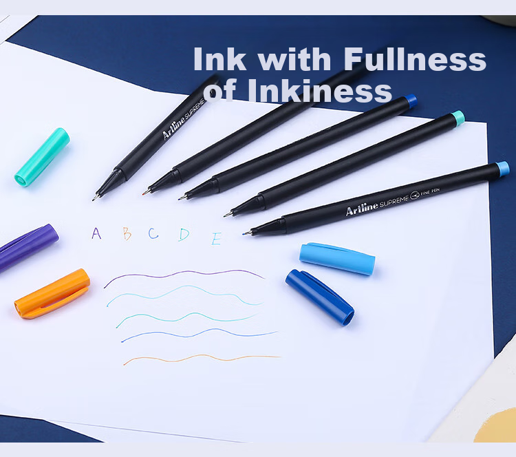 [Back to School Essential] Shachihata Artline SUPREME Student Drawing And Doodling, Colored Needle Tip Pens, Colorful Writing Set, 0.4mm, 20 Colors, EPFS-200/20W 4