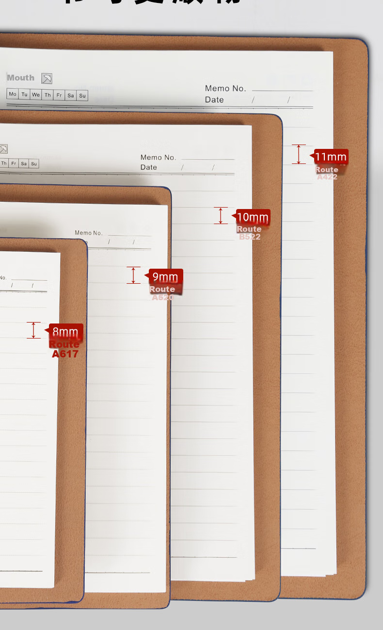 XYBP Notebook, Business Journal B5, Loose-Leaf Detachable Diary, Customizable for Businesses (B5 Brown) 6