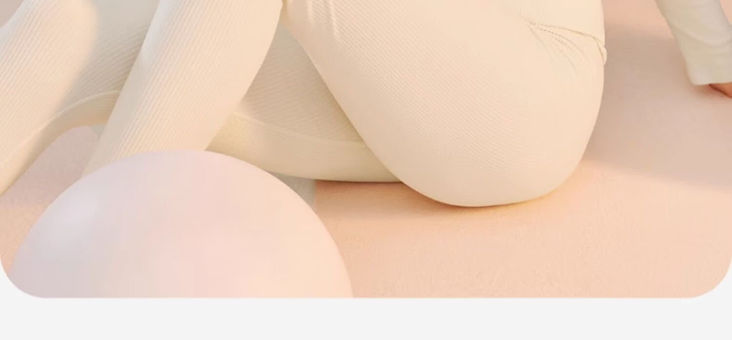 Miiow Wool and Silk Base Shirt with Built-in Bra Pads Thermal Underwear for Women 23