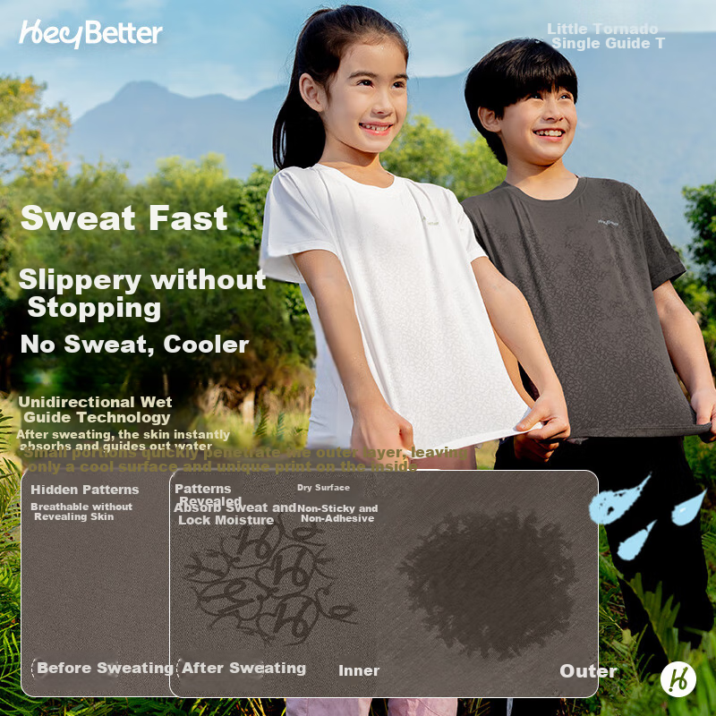 Детская футболка HeyBetter с коротким рукавом, влагоотводящая, быстросохнущая, дышащая, звездная рыба (розовый), размер 130