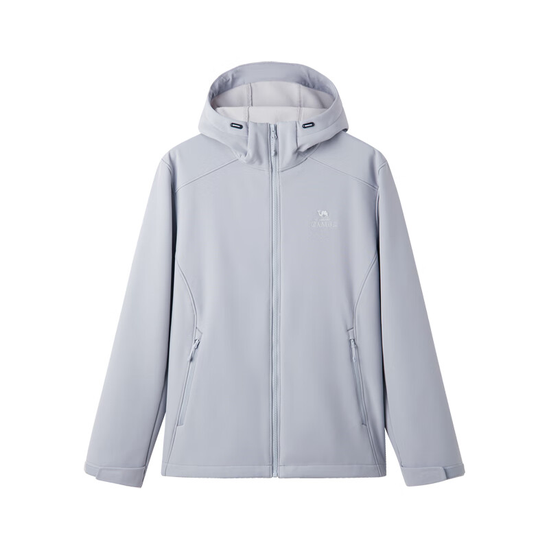 CAMEL Autumn And Winter Outdoor Water-Repellent Functional Soft Shell Jacket for Men, Waterproof And Warm Fleece Mountaineering Suit, Couple Style M15CA6V069