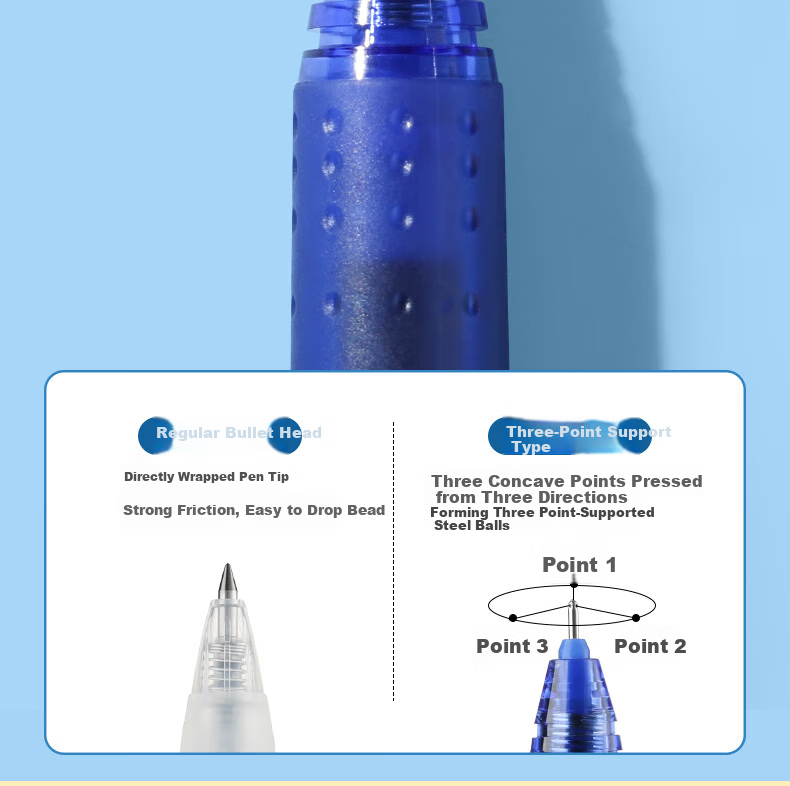 PILOT BXRT-V5 Retractable Blue-Black Gel Pen, 0.5mm, Signature Pen, Business Pen, Student Exam Pen, High-Quality Office Stationery, 6 Pens 2