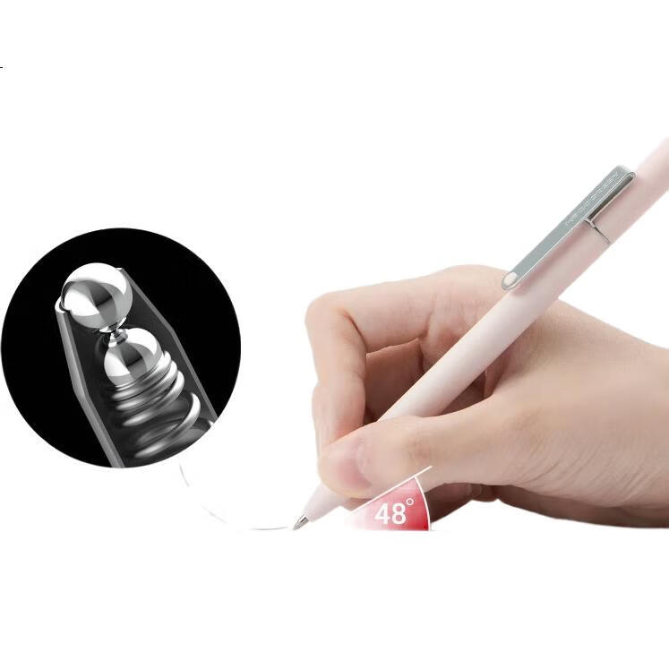 Ручка KACO Dot Pen Travel Series K1025, выдвижная, для экзаменов и подписей, черная, светло-зеленая