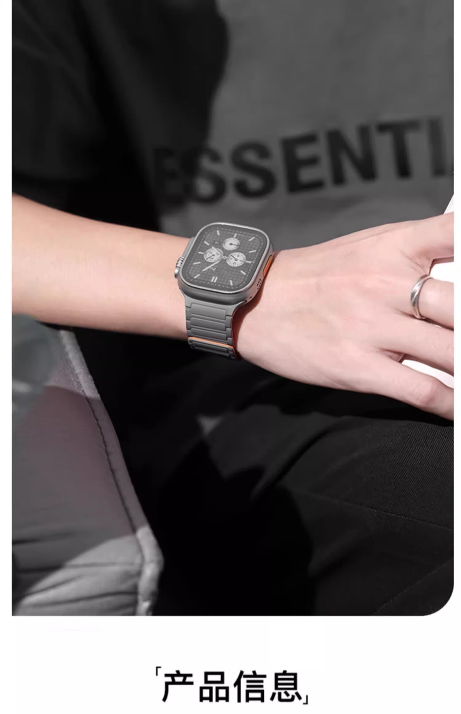 Biaodai Ge Apple Watch Band Compatible with Apple Watch S11 Silicone Magnetic iWatch S10/9 Strap Ultra 3/2 Breathable Loop Magnetic Starlight 7