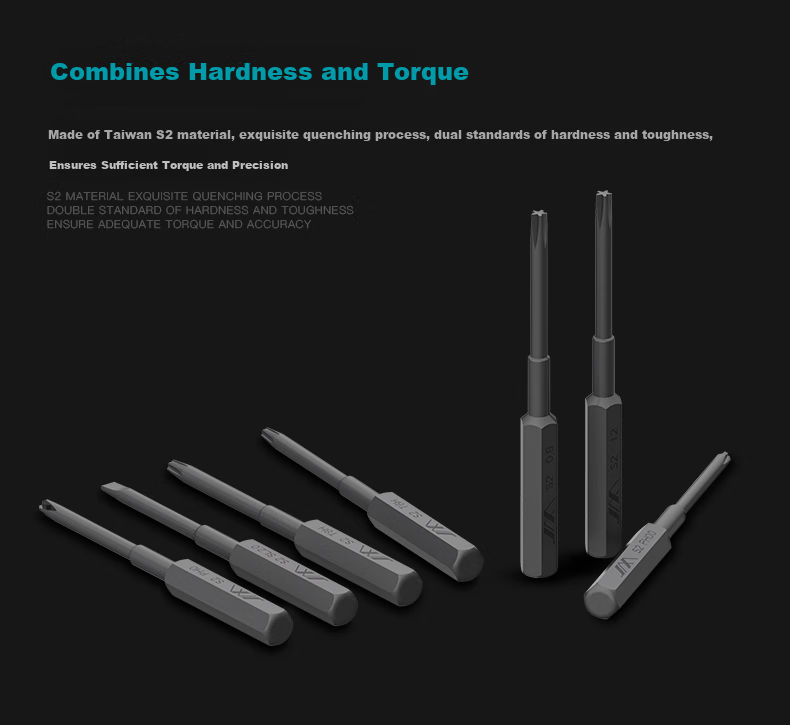 Jimijiaju Household Multi-Functional Disassembly Tool Set for Computers, Tablets, Clocks, Glasses Repair S2 Screwdriver JM-GNT26 11