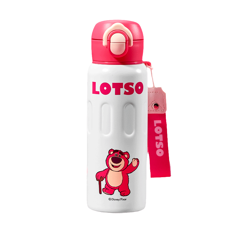 Disney Insulated Kids Double Drinking Cup 316 Stainless Steel Large Capacity Water Bottle with Straw Portable for Boys and Girls Elementary Students