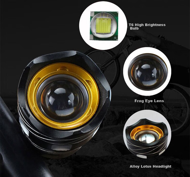 Adandyish Bicycle USB Rechargeable Tail Light, Night Rear Warning Light, Mountain Bike High-Brightness Strobe Light, Random Style 4