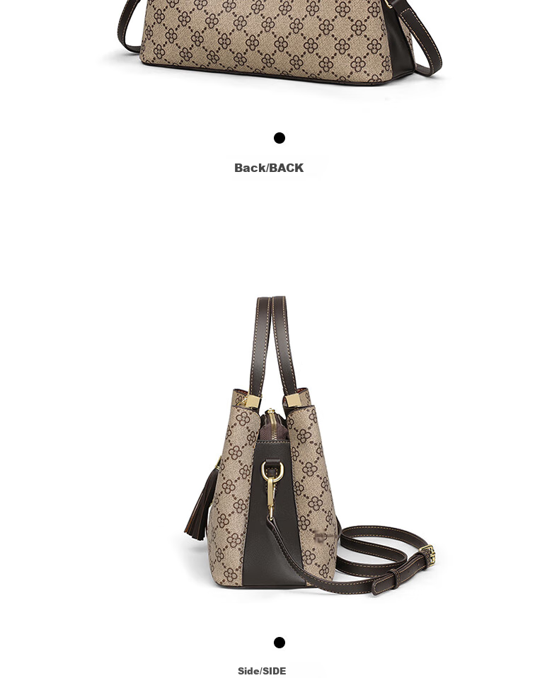 Aiqinghai Handbag, Women's Bag, Large Capacity Tote Bag, Crossbody Shoulder Bag, Light Luxury Brand, Birthday And Mother's Day Gift, Practical Present for Mom 9