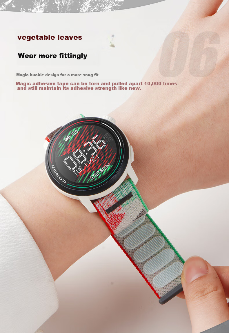 Watchbond [Over 500,000 Sold] Compatible with Huawei Watch PACE4/3/GT6/GT5/GT6Pro Watch Band Nylon Watch5 Strap GT4 Velcro 4pro Sports Wristband 8
