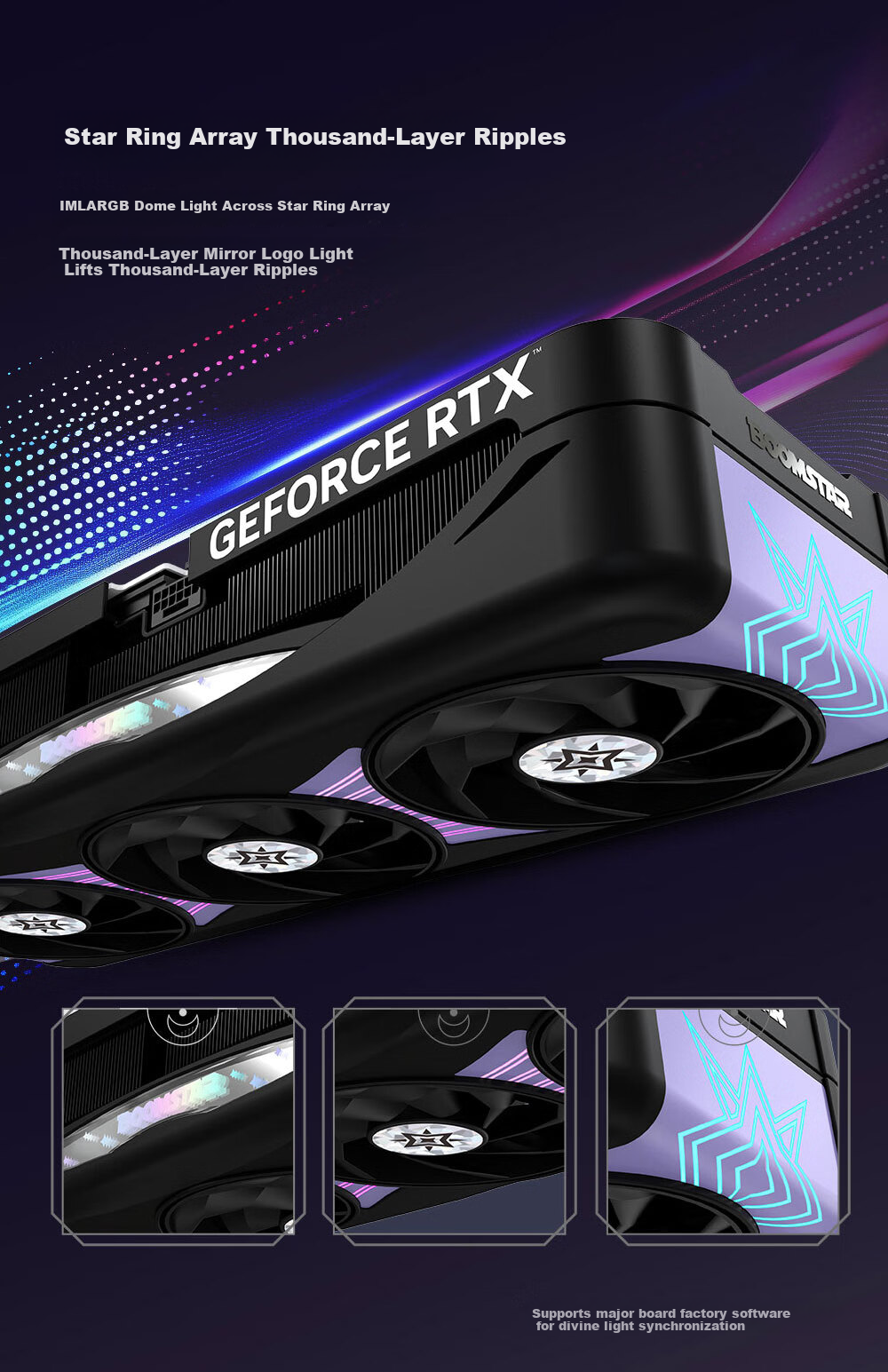 Yingchi GeForce RTX 5090 D Starry LUNA OC 32G GDDR7 DLSS 4 Gaming Design Editing AI Graphics Card 7