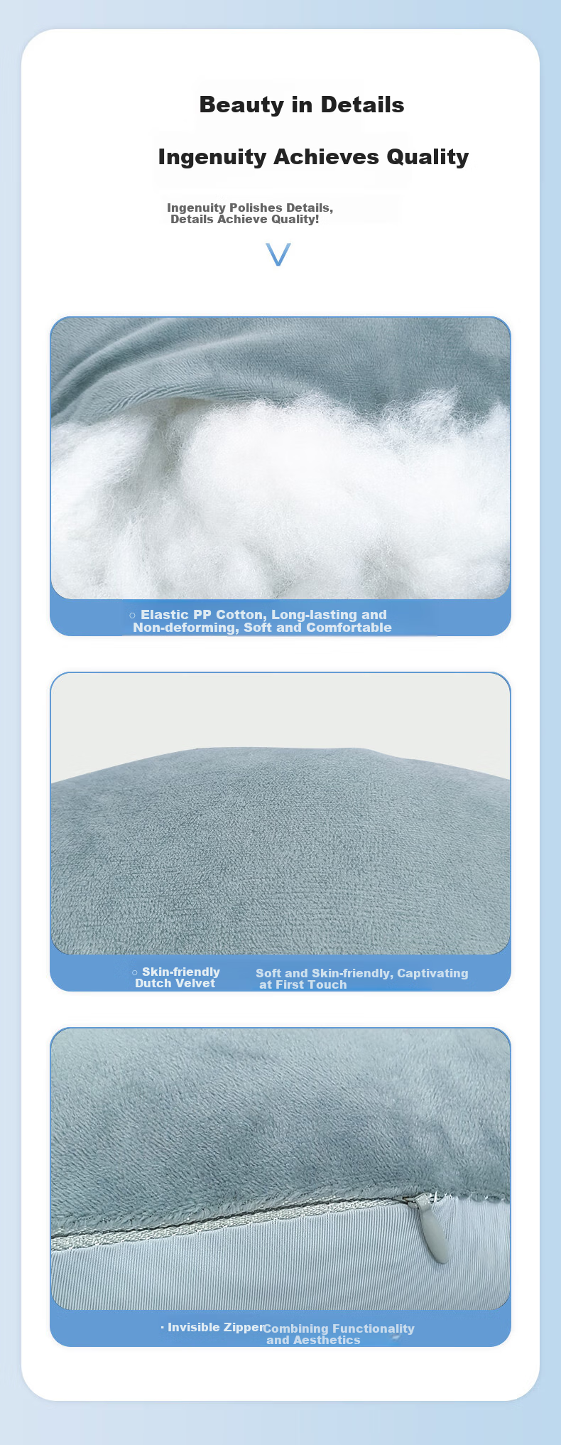 WITCEMEY Nap Pillow, Office Nap Essential, U-Shaped Nap Pillow, Student And Adult Workstation Desk Chair Ice Silk Hug Pillow 9