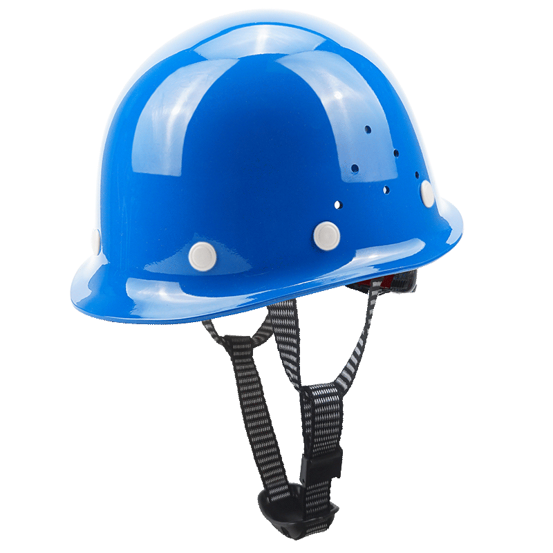 Shunxuan Safety Helmet, Worker Hard Hat, New National Standard Impact Resistant, Pure ABS Shell, Breathable High-Grade Steel Helmet for Construction Sites And Railway Work, Blue, SHX-K4