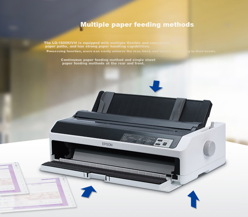 EPSON LQ-1600KIVH Wide-Format Receipt Printer, 136 Columns High-Speed Roll, Dot Matrix Printer 4