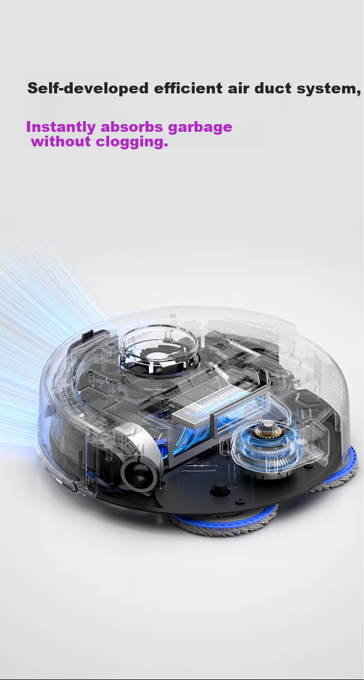 ECOVACS Mini Robot Vacuum Cleaner with Mopping Function, Automatic Cleaning Cloth, Fully Automatic Intelligent Home Water Tank Version, Blue, High Cost-Performance Entry-Level Choice 23