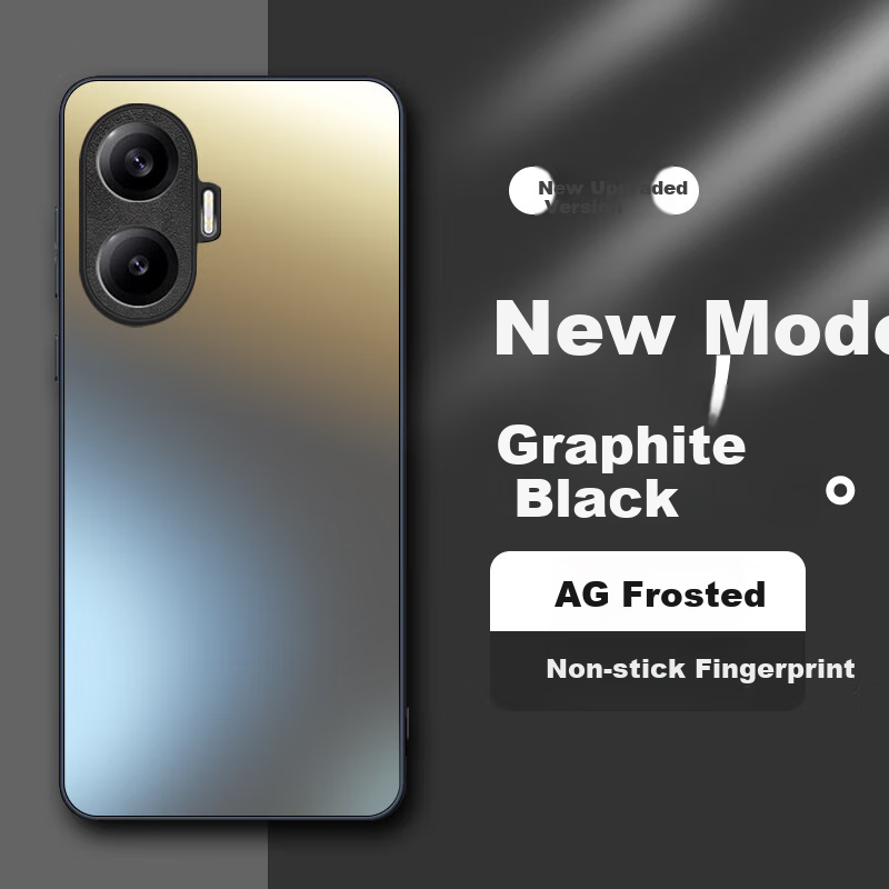 Чехол HotFire для Redmi Turbo 4 Pro, противоударный, матовый, графитовый черный