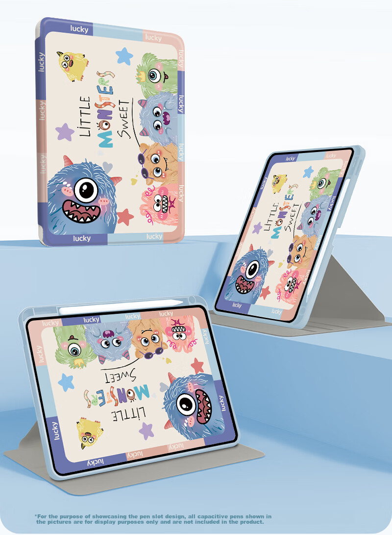 Shihan IPad Case Compatible with IPad 11/10th Generation Tablets, 11-Inch A16 Chip 2025 Model Universal 22nd Generation 10.9-Inch with Pencil Holder, Rotating Landscape/Portrait Support, Shockproof Full Protectio 1
