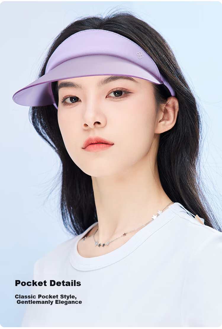 JIUMU Sun Protection Hat for Women, Sun Visor Cap, Sunhat, Visor Hat, Cool Cap, Summer Outdoor Face-Covering UV Protection Hat for Wome 6