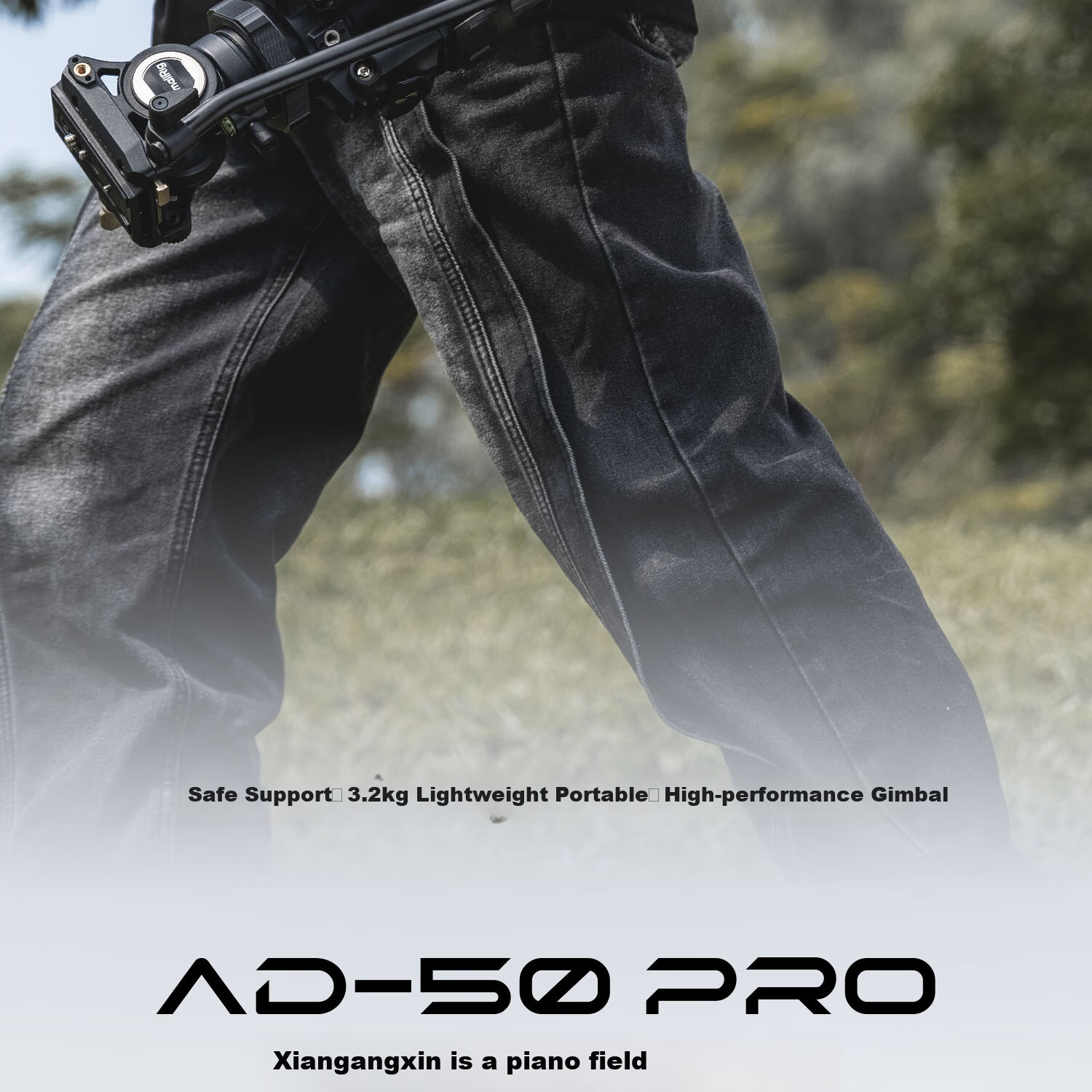 SmallRig 4420 AD-50 Carbon Fiber Tripod, Professional Lightweight Camera Birdie Stand, Hydraulic Damping Ball Head Support, Arm, Portable Photography Live Streaming Aluminum Alloy Tripod 2