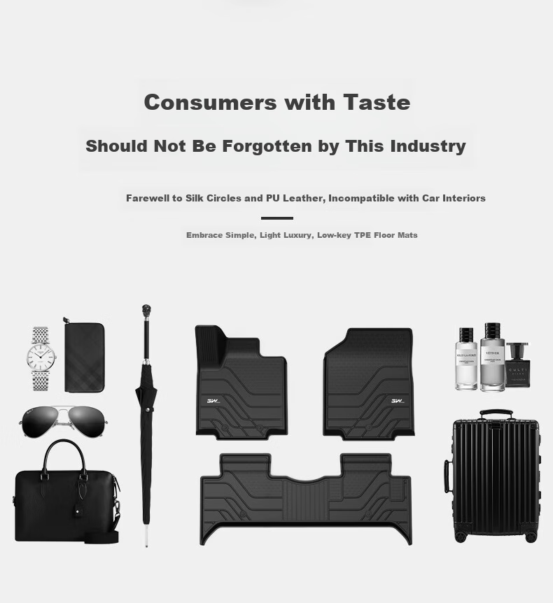 3W Suitable for NIO ES6 Dedicated TPE Car Floor Mats, EC6 New Energy Exclusive Model + Carpet Surface, 2023-2026 Models 13