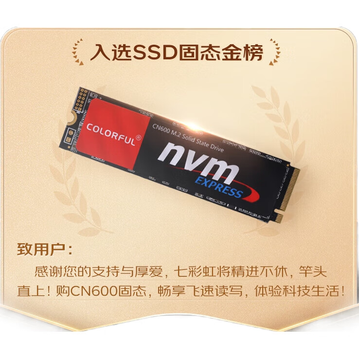 Твердотельный накопитель Colorful CN600 Series SSD M.2 NVMe PCIe 3.0 x4 512GB