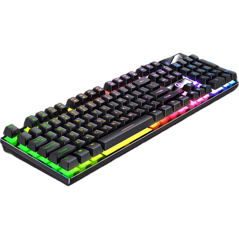 Клавиатура YINDIAO K500, механическая, игровая, с подсветкой, полноразмерная, проводная, черная