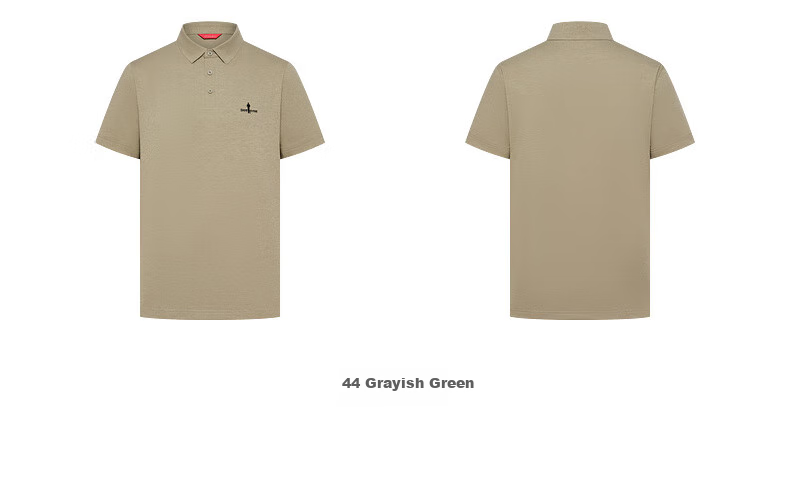 Biyinlefen Spring And Summer Men's Top, Outdoor Casual Multi-Color Elastic Lapel Short-Sleeve Polo Shirt, Commuter Style Outfit T-Shirt 8