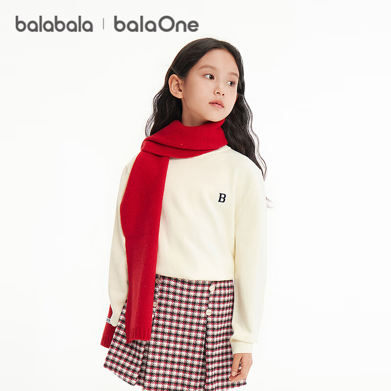 BALABALA Children's Clothing, Kids' Sweater, Boys And Girls Knitwear, New Winter Style, Turtleneck Base Layer, Versatile And Stylish Top